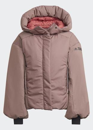 Куртка пуховик жіноча adidas terrex myshelter. нова з етикетками оригінал