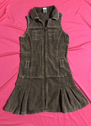 Сарафан вельветовый на девочку