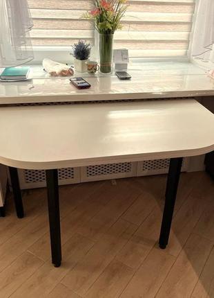 Стіл обідній розкладний. кухонний стіл.