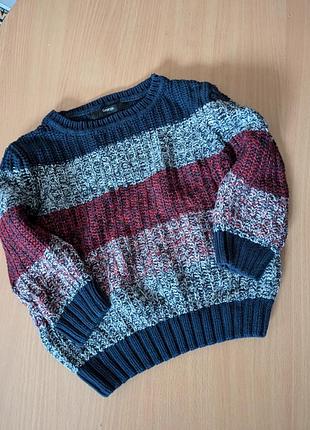 Свитер хлопковый для мальчика, рост 92-98 см