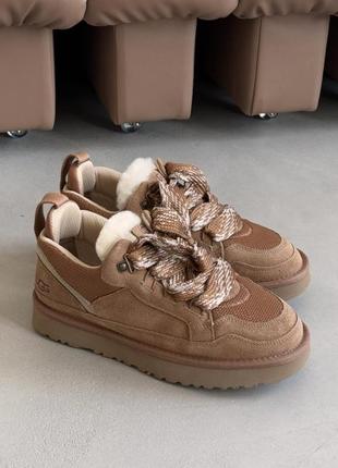 Уги угі угги уггі ugg lowmel sneaker chestnut premium