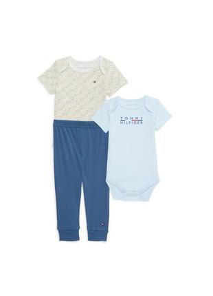 Детский комплект tommy hilfiger 2 боди и штаны