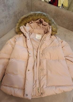Куртка пуховик zara 3