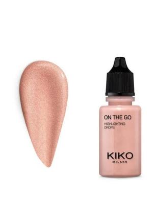 Жидкий хайлайтер для лица kiko milano
