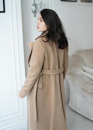 Пальто pinko бежевого цвета