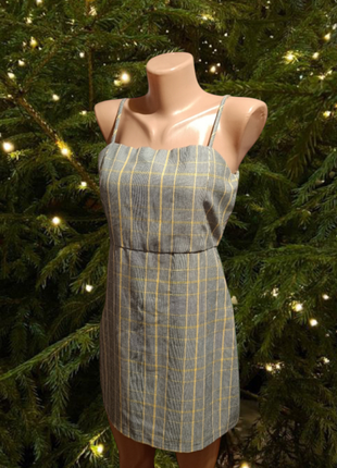 Платье сарафан в клетку 🖤🛍️🛒