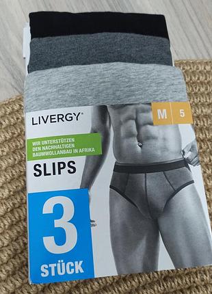 Труси сліпи чоловічі livergy сіро-чорні
