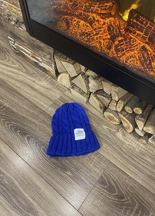 Шапка новая синяя 2