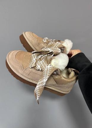 Уги угі угги уггі ugg lowmel sneaker sand premium