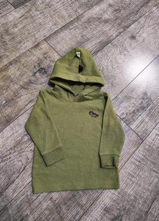 Толстовка, кофта с капюшоном, next, р. 86-92, 18-24мес., 1,5-2 года