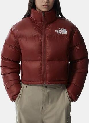 Короткий пуховик XL / 50 1996 nuptce 700 crop red nf0a5gge-bdq