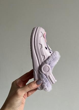 Кроксы / тапочки детские next утепленные