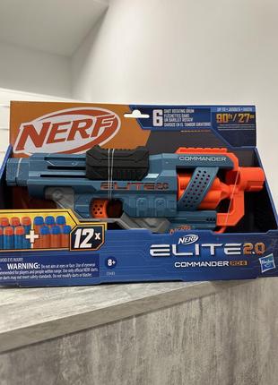 Нерф nerf elite 2.0 commander rd-6 dart blaster, 680 грн
