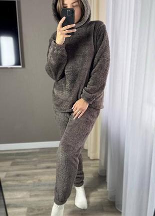 Неймовірна махрова піжама, домашній костюм жіночий