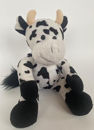 Мягкая игрушка бурёнка коровка корова бычок бык 25 см