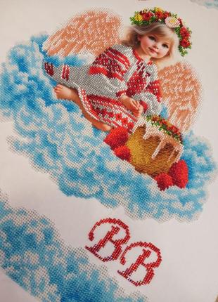 Рушник великодній вишитий бісером3 фото