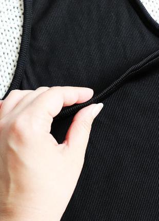 Новий чорний топ з чокером, розмір 464 фото