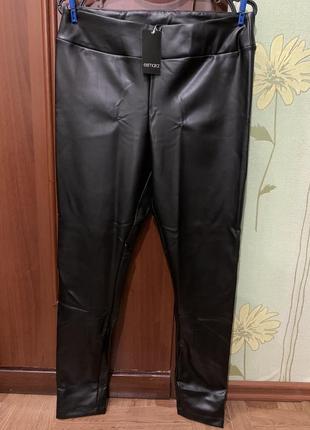 Утепленные лосины леггинсы из экокожи esmara