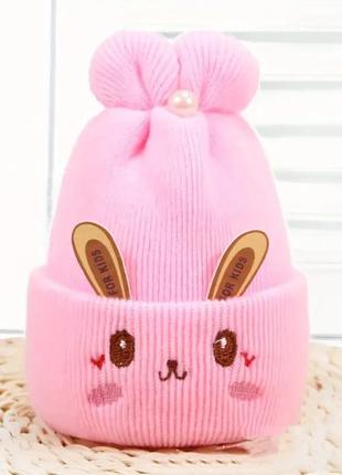 Демісезонна шапка 2-6міс