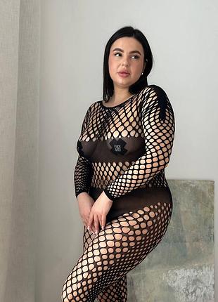 Бодістокінг для красунь plus size 4