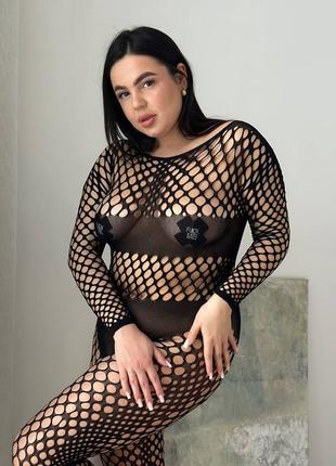 Бодістокінг для красунь plus size 5