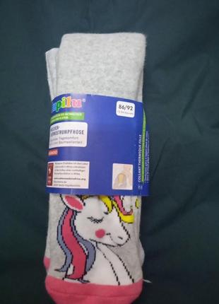 Колготки махрові для дівчинки, р.86-92