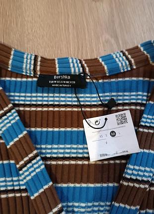 Кардиган в рубчик bershka.2 фото