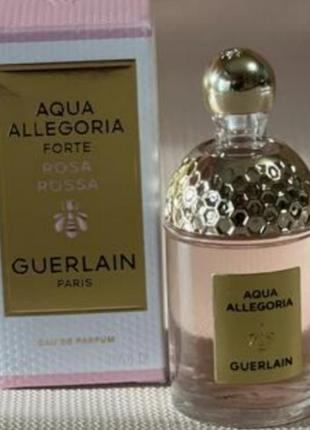 Парфумована вода для жінок мініатюра guerlain aqua allegoria rosa rossa forte 7,5 мл