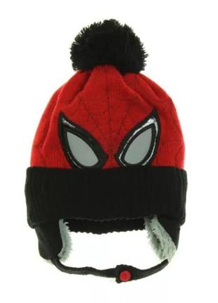Шапка spider- man  теплая зимняя на меху  primark