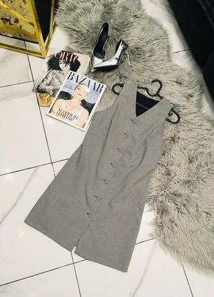 Костюмное платье сарафан mango suit