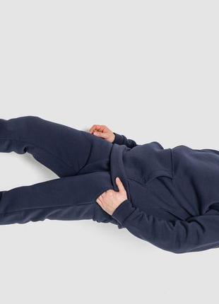 Спорт костюм мужской на флисе, цвет темно-синий, 177r235