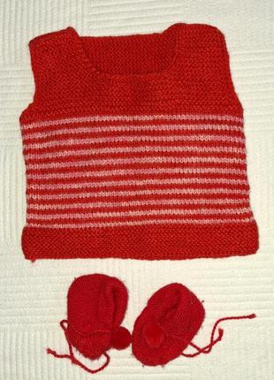 Жилетка красная