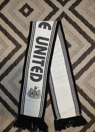 Шарф футбольный newcastle united