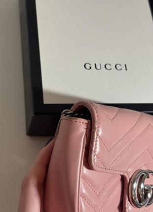 Сумка gucci marmont mini original6 фото