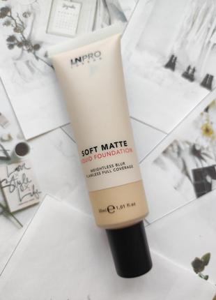 Тональная основа крем матовый ln pro soft matte