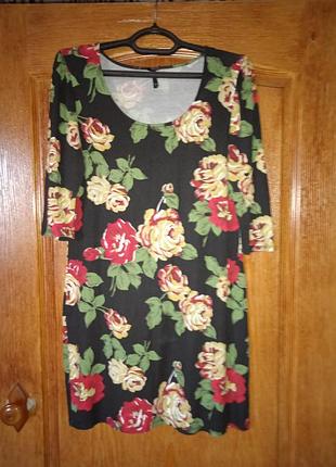 Платье вискозное трикотаж