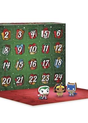 Адвент календар funko pop  герої dc