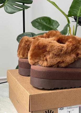Угги UGG Dinale Zamszowe buty sportowe w kolorze kwarcu chocolate brown3 фото