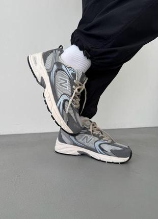 New balance 530 grey metallic, кроссовки женские Сенда беленс, женские кроссовки7 фото