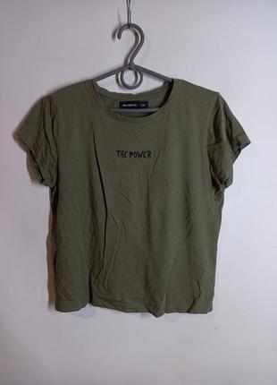 Укороченная футболка размер 42