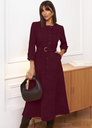 Елегантна сукня з мікровельвету