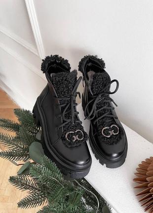 Ботинки трендовые женские зимние