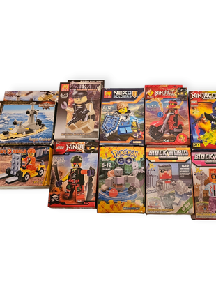 Конструктор фигурки героев.