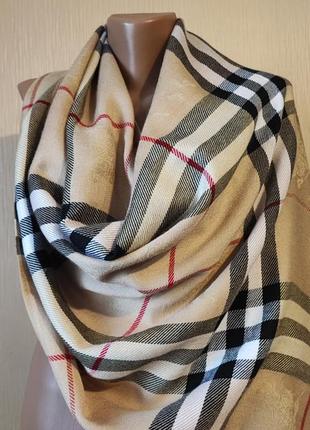 Шарф палантин у стилі burberry