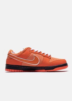 Кросівки унісекс nike sb dunk low concepts x orange lobster