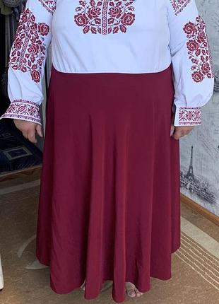 Украиское платье, платье р70 новое