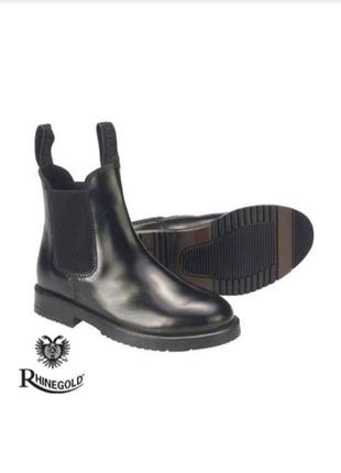 Rhinegold классические сапоги из кожи comfey для верховой езды 35 размер стелька 22