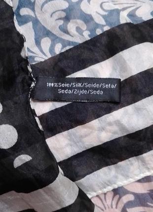 Шелковый шарф 101*170 см3 фото