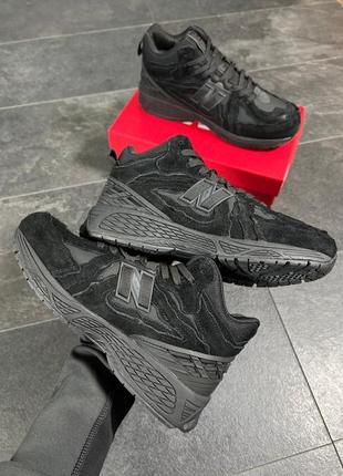 Кроссовки new balance 1906d high black fur