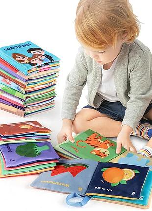 Розвиваюча  м'яка книжечка для немовлят